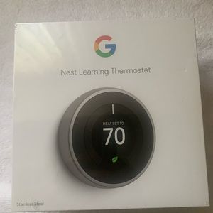 New Google Nest Learning Thermostat For Sale. Model # A0013 In Sheink Wrap